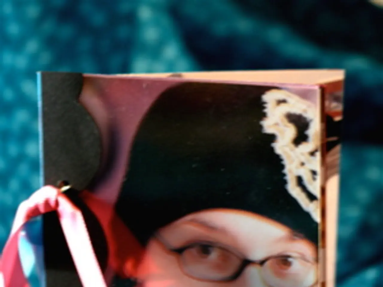 This image consists of a greeting card. On which there is a photo of a person along with the text....