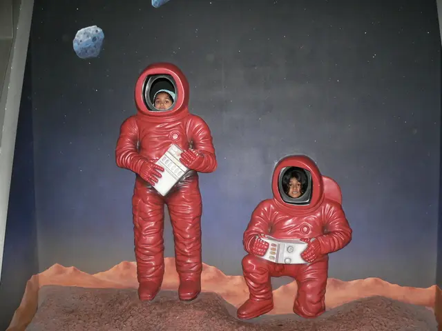 Astronauts en route back to Earth from the International Space Station (ISS)