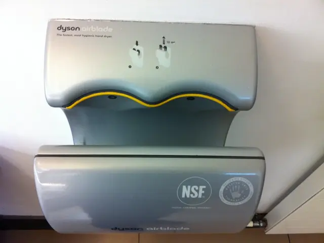 As we can see in the image there is a white color wall and an electrical equipment.