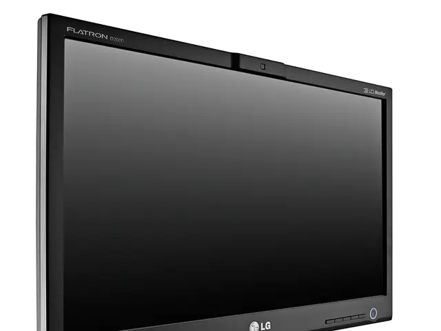 In the picture I can see a black color lg television.