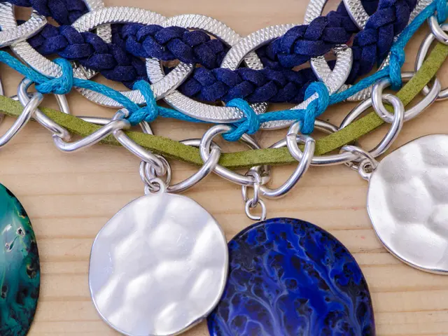 In this image we can see knots and chains.